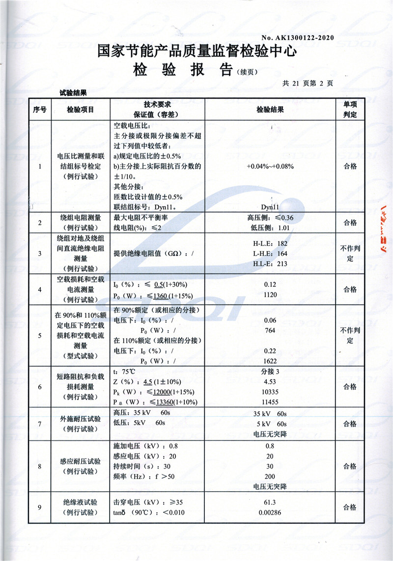 高低压试验报告-S11-1250陆丰陆丰陆丰油浸式变压器-2.jpg